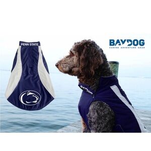 NCAA PENN STATE Baydog Saginaw Fleece Lined Dog Jacket Size M Weather Resist NEW